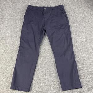 Twillory Pants Mens 34x30 Blue Performance Chino Tailored Fit Dress Casual